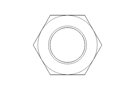 Écrou hexagonal M14x1,5 St-Zn DIN934