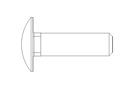 扁圆头螺栓 M10x35 A2 DIN603