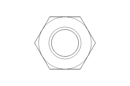 Hexagon nut M5 A2 DIN439