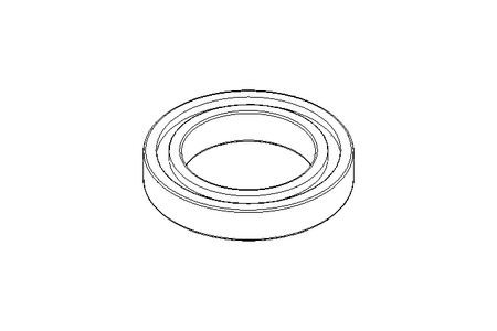 Deep groove ball bearing 6016 2RS1 80