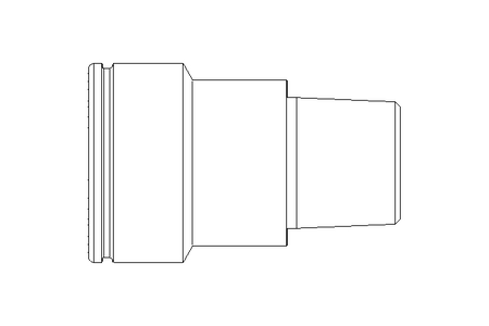 Gewindebuchse gerade R1/4 MS/NI