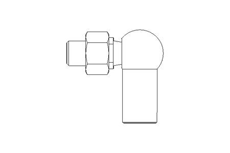 Winkelgelenk M16 St-Zn