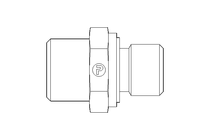 管道螺栓紧固装置 L 10 G1/4" 1.4571 DIN2353