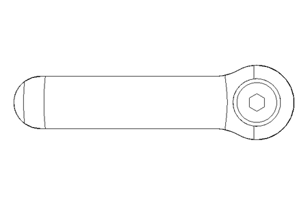 Klemmhebel M8x32 1.4305