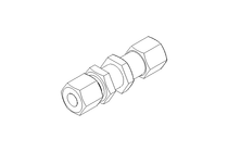 Thread. bulkhead connect. L 8/8 1.4571