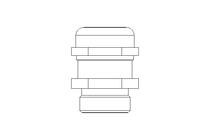 Cable Gland EMC Shield M25 long (9-16.5)