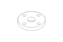 FLANGE  DN25 PN40 A4 DIN EN 1092-1