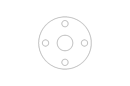 FLANGE  DN25 PN40 A4 DIN EN 1092-1