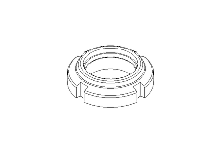 Slotted nut M24x1.5 St-Zn