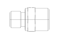 Raccord de tube L 12 G1/4" Niro DIN2353