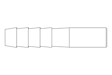 HOSE NIPPLE 1/4 " EXT. THREAD