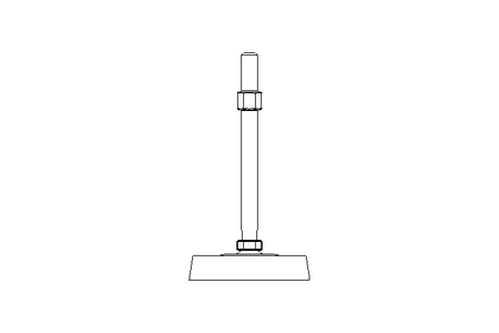 Gelenkfuss M 10x151 St-Zn