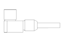 Rundsteckverbinder 8-polig L6 m