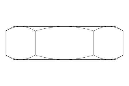 Hexagon nut M36x3 St-Zn DIN439