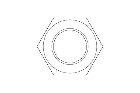 Ecrou borgne hexagonal M20 A2 DIN1587