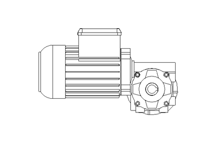 Schneckengetriebemotor 0,37kW 72 1/min