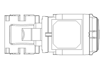 螺杆齿轮速电机 0,55kW 46 1/min