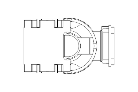 螺杆齿轮速电机 0,55kW 46 1/min