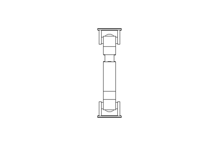 Universal joint shaft D=58 L1=215 L2=240