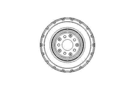 Ruota 400x100 400kg