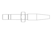 Conector p/tubo flexível 1.4305