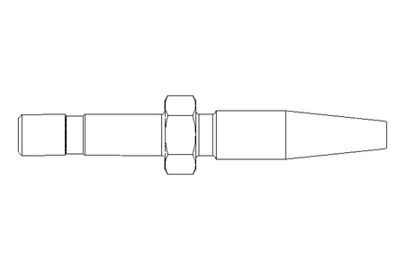 Conector p/tubo flexível 1.4305