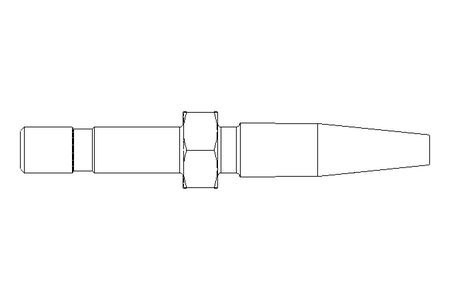 Conector p/tubo flexível 1.4305