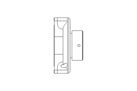 Mancal de flange PCFT 25x124x36