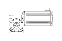 Worm planetary gear motor 0.1kW