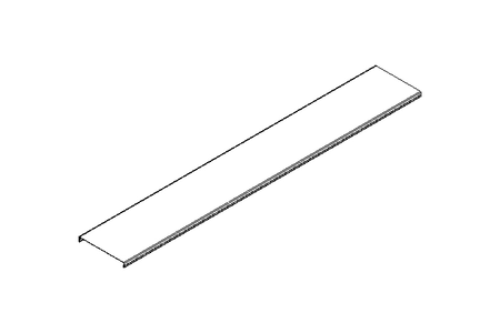 Basket cable tray cover  147x3000x0.8 mm