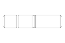 Stiftschraube M16x55 DIN939-ZnNi/T2/720h