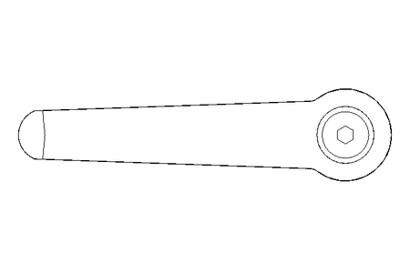 Klemmhebel M6x20 1.4305