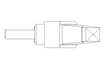 Klemmhebel M6x20 1.4305