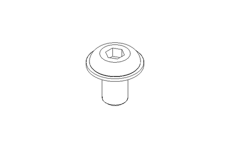 Fillister head screw M6x10