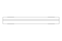 Section connector T M6 / 8 St-Zn