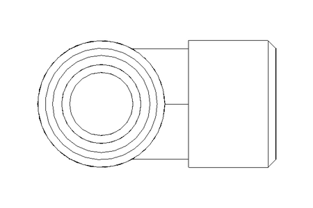 Threaded T-connector L 10/10/10 1.4571