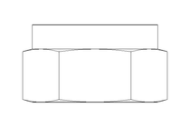 Hexagon nut M8 A2 DIN985