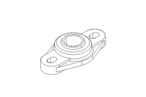 Mancal de flange eFOM 20x47x89