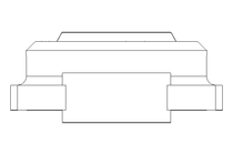 Flange bearing EFOM 20x47x89