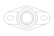 Rodamiento con brida EFOM 20x47x89