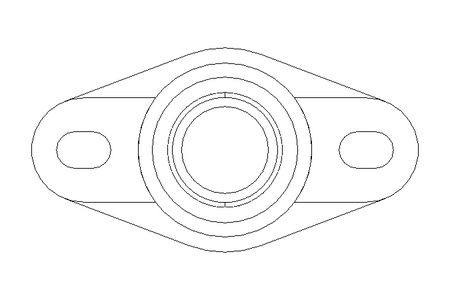 Flange bearing EFOM 20x47x89