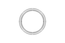 GLYD sealing ring PG 57.5x70x5.6 PTFE