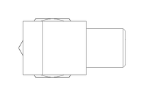 管道螺栓紧固装置 LL 6 M6x1 1.4571 DIN2353