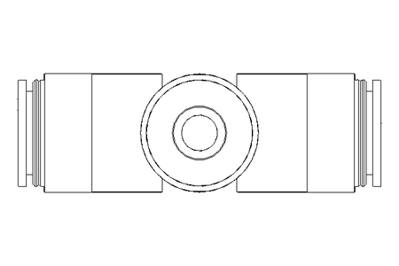 Conector de encaixe em T QST-6-K-SA