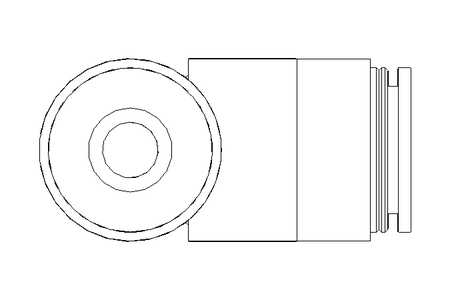 Conector de encaixe em T QST-6-K-SA