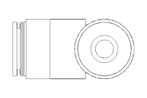 Conector de encaixe em T QST-6-K-SA