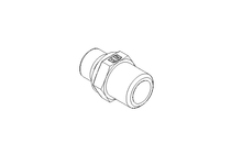 Pipe screw connector L 6 G3/8"