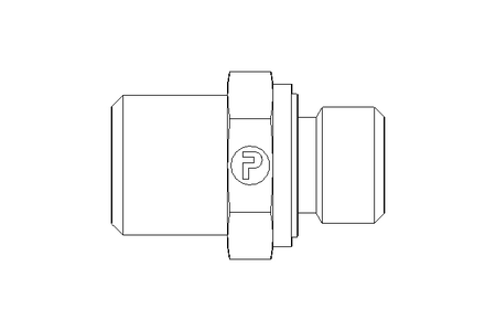 Pipe screw connector L 6 G3/8"