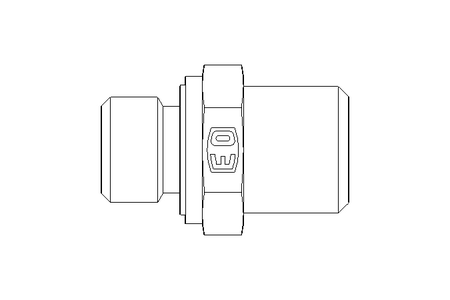 Conexão roscada de tubo L 6 G3/8" Niro