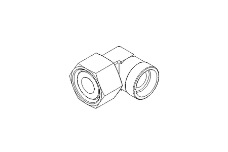 Racor roscado acodado L 35/35 St